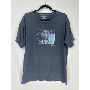 Maybe Today NYC Shirt Mens Large Black Skull Art Graphic Tee Streetwear Cotton